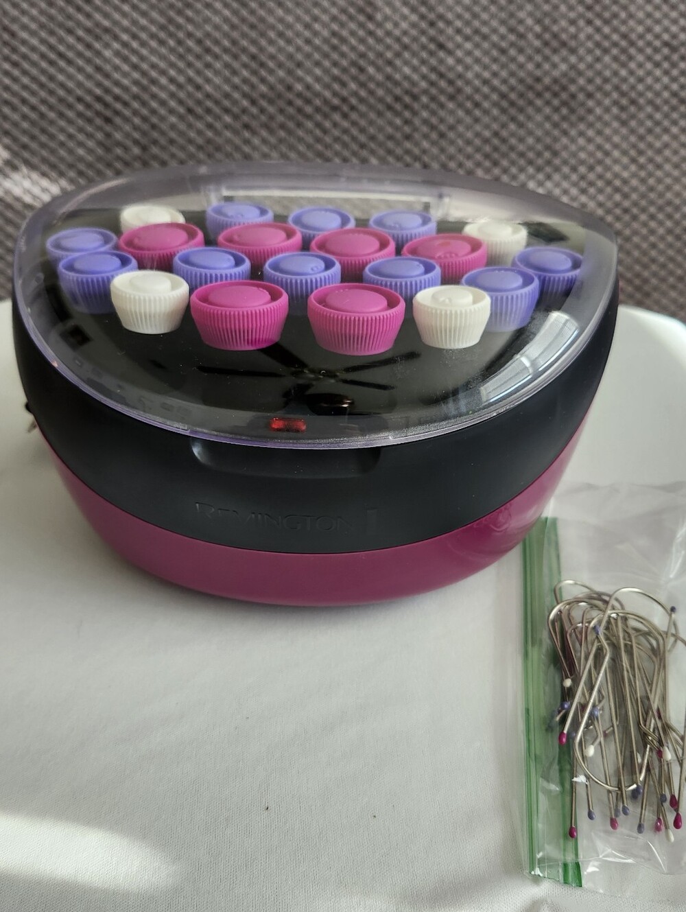 Remington Pink Electric Hot Rollers Set Ionic 20 Ct